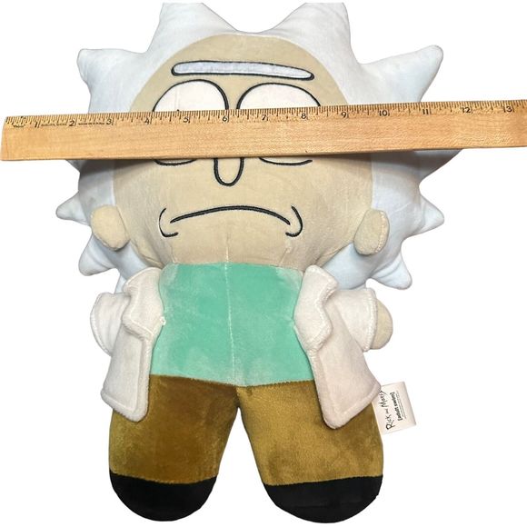 Rick and Morty Adult Swim Stuffed Animal Plush Ideen Large 16” Rare HTF Style - Picture 4 of 9